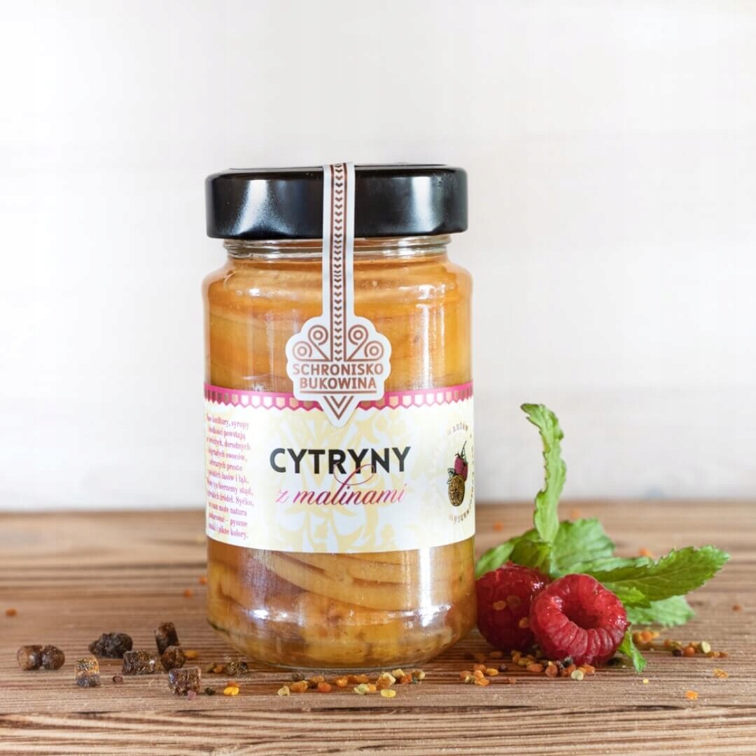 Citrony s malinami v sirupu 200 g Schronisko Bukowina