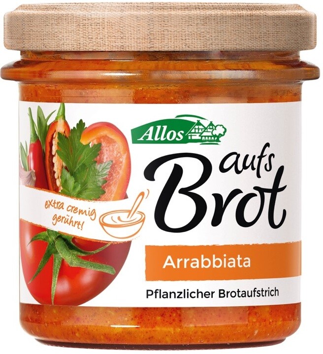 Allos Krémová pasta arrabbiata bezlepková Bio 140 g