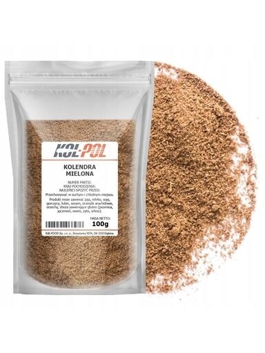 8 x Koriandr Mletá 100 g Přírodní aromatická koření vysoké kvality