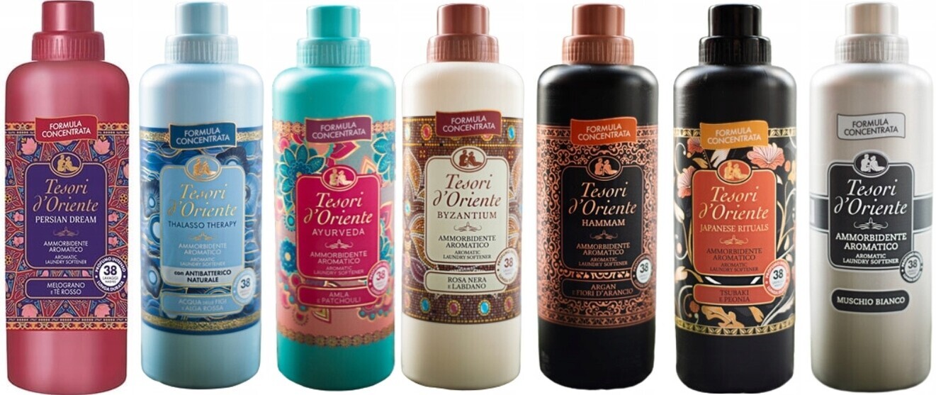 Tesori d'Oriente Sada 7 x italských tekutá aviváž 760 ml Ptabhjm