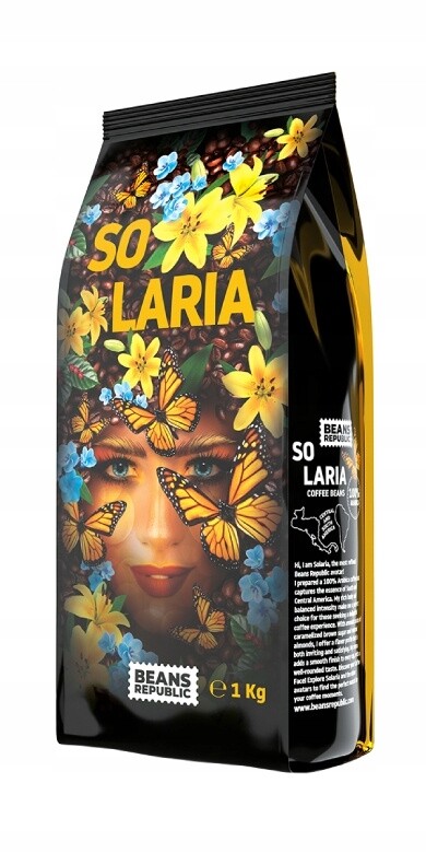 Káva zrnková Beans Republic Solaria 1 kg 100% Arabica