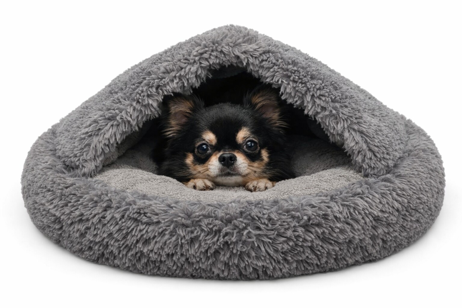 Pelíšek 60 cm – pro psa a kočku, teplý, kulatý. Shaggy Boucle