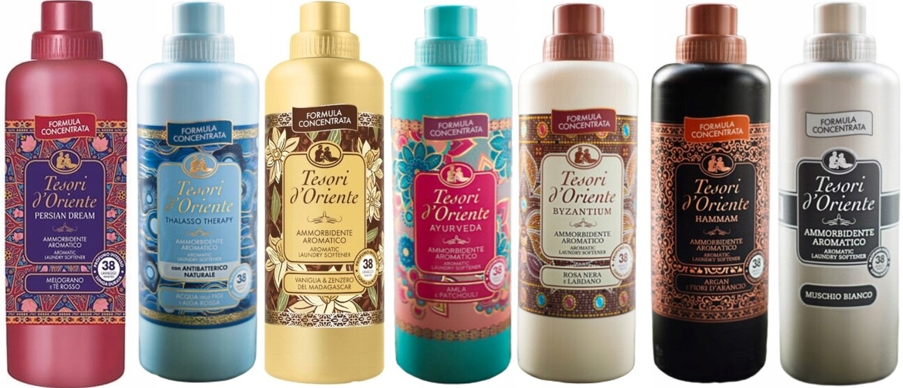 Tesori d'Oriente Sada 7 x italských tekutá aviváž 760 ml Ptvabhm