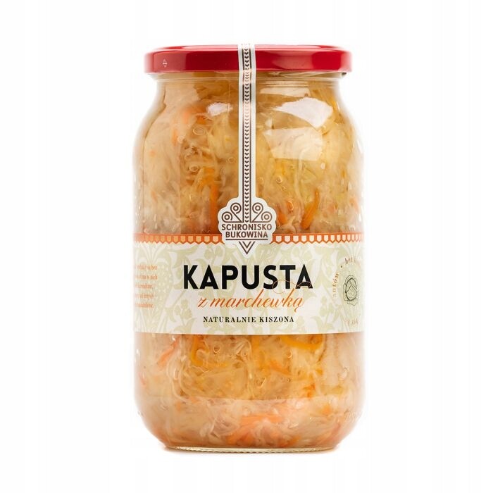 Přirozeně kysané zelí s mrkví 870 g