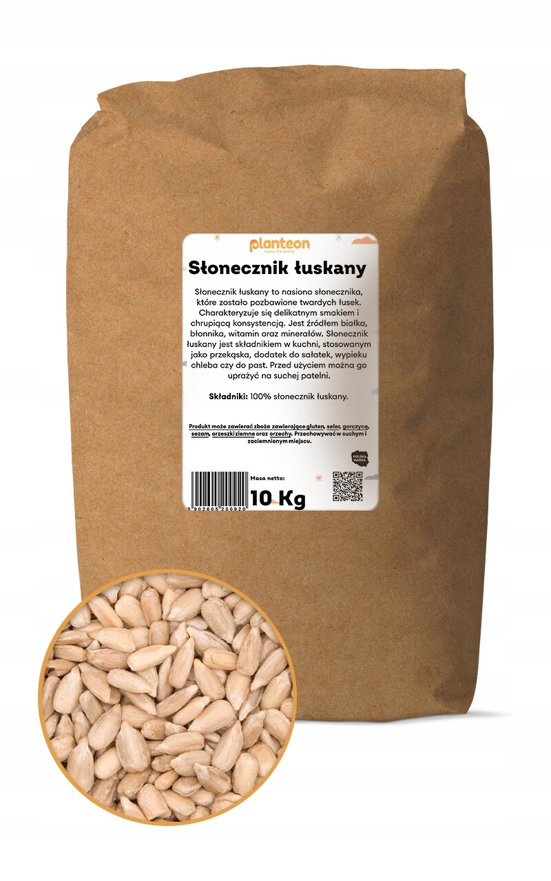 Slunečnicová semínka loupaná 10 kg