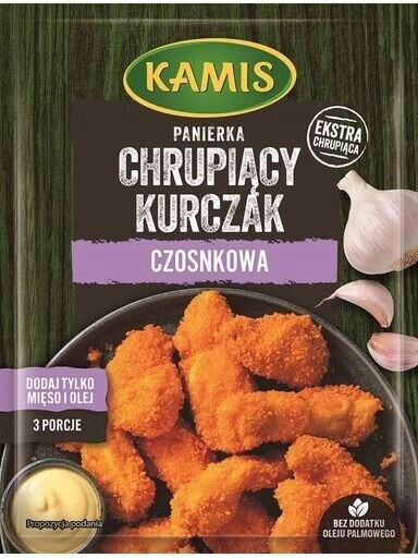 8 x Kamis Obalovací Směs Křupavé kuře s česnekovou příchutí 70 g
