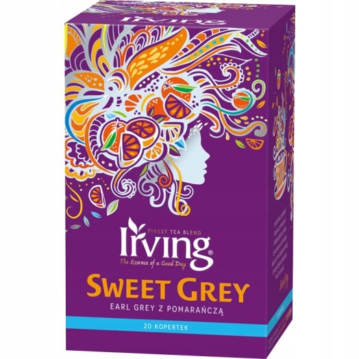 Irving Sweet Grey Čaj černý Earl Grey s pomerančem 20 sáčků