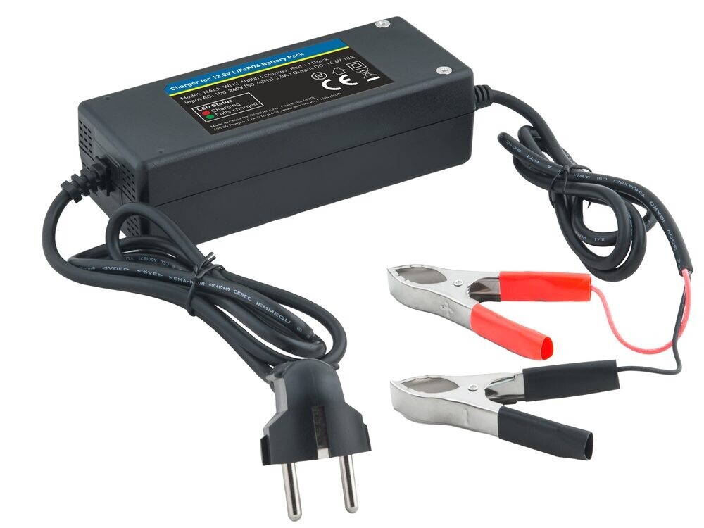 WILSTAR Nabíječka 12,8V/10A pro baterie LiFePO4