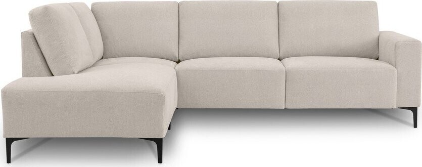 Béžová žinylková rohová pohovka (levý roh/do L) Fabian – Scandic