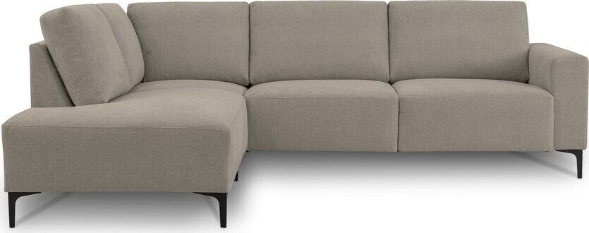 Světle hnědá žinylková rohová pohovka (levý roh/do L) Fabian – Scandic