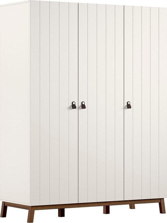 Béžová dětská šatní skříň 149x196x58 cm Sezane – Vipack