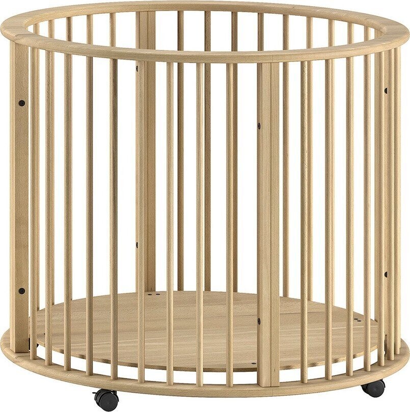 Dětská ohrádka z bukového dřeva 90x90 cm v přírodní barvě Dino – Vipack