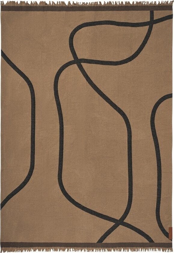 Světle hnědá deka 130x175 cm Shadow – Mette Ditmer Denmark