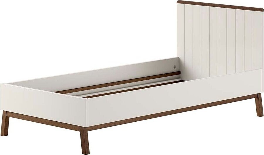 Béžová dětská postel z borovicového dřeva bez roštu 90x200 cm Sezane – Vipack