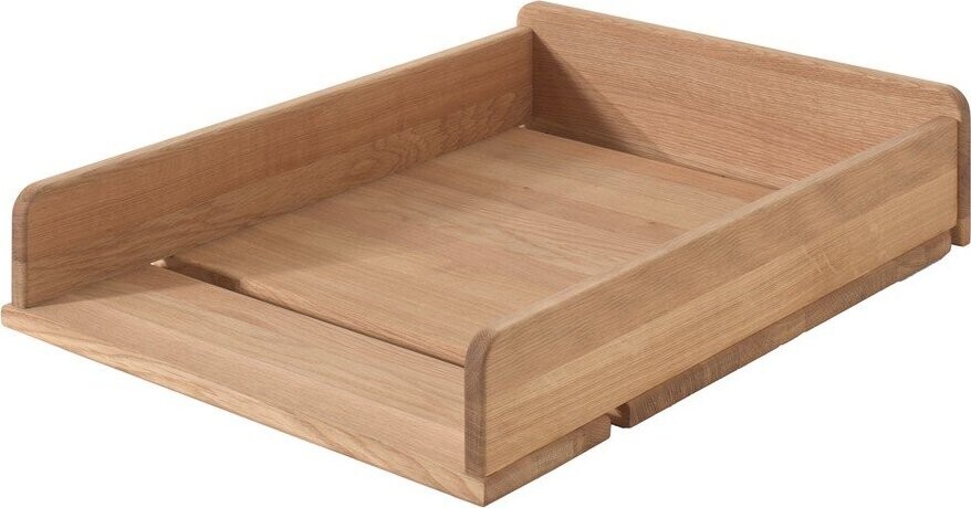 Přebalovací pult z dubového dřeva v přírodní barvě Forrest – Vipack