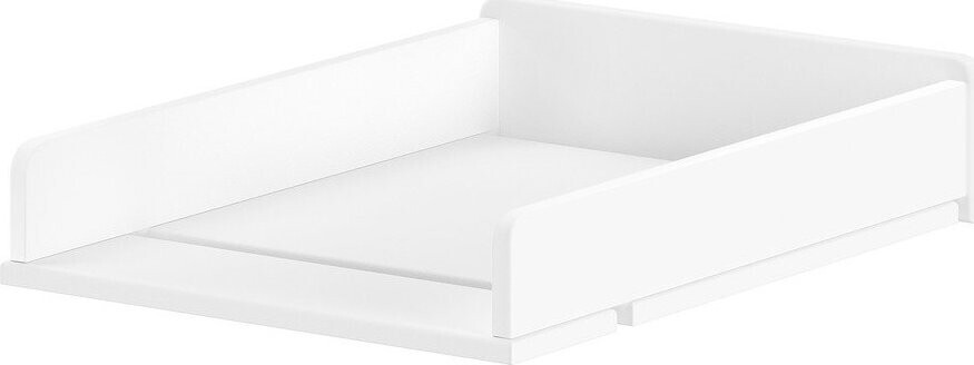 Bílý přebalovací pult z bukového dřeva Forrest – Vipack