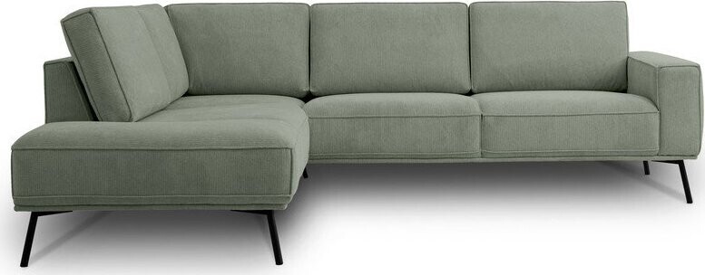 Zelená žinylková rohová pohovka (levý roh/do L) Amsterdam – Scandic