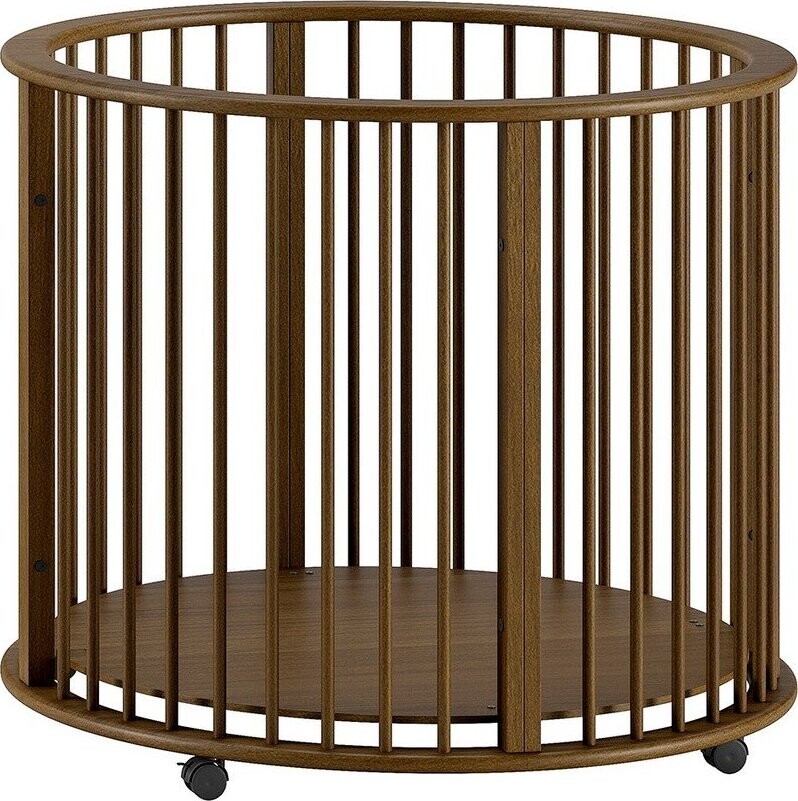 Hnědá dětská ohrádka z bukového dřeva 90x90 cm Dino – Vipack