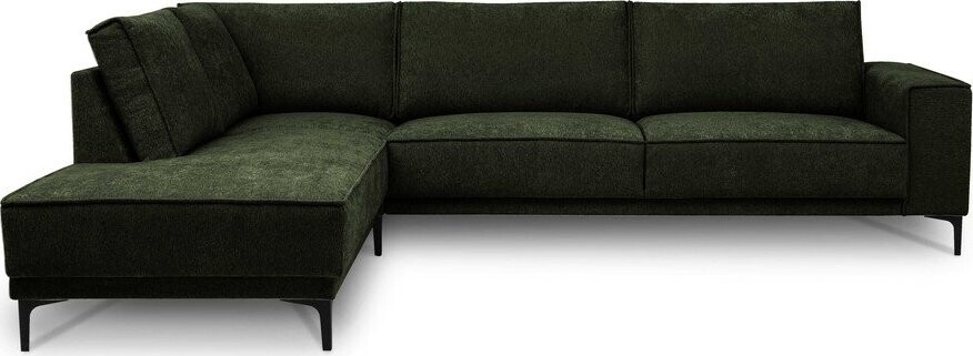 Zelená žinylková rohová pohovka (levý roh/do L) Copenhagen – Scandic