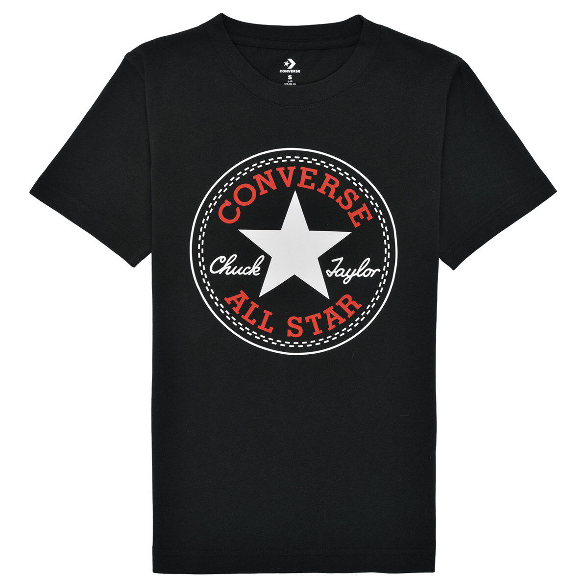 Converse  CORE CHUCK PATCH TEE  Černá