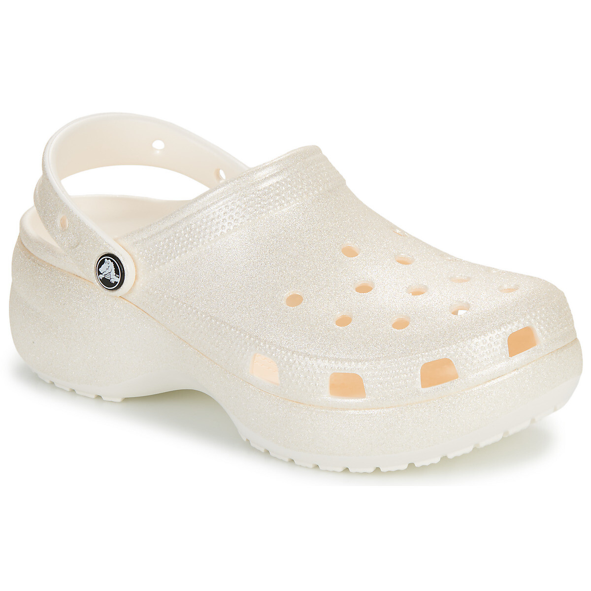 Crocs  Classic Platform Glitter ClogW  Bílá