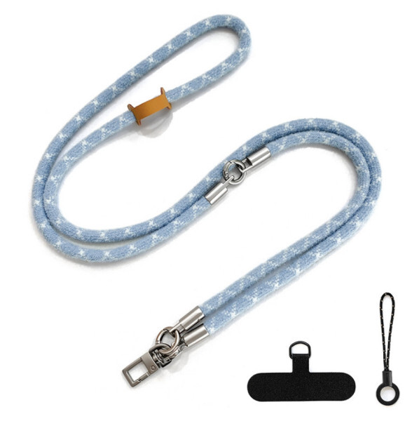 UNI ALIGATOR MACHRŠŇŮRA 3v1 pro mobilní telefon, modro bílá