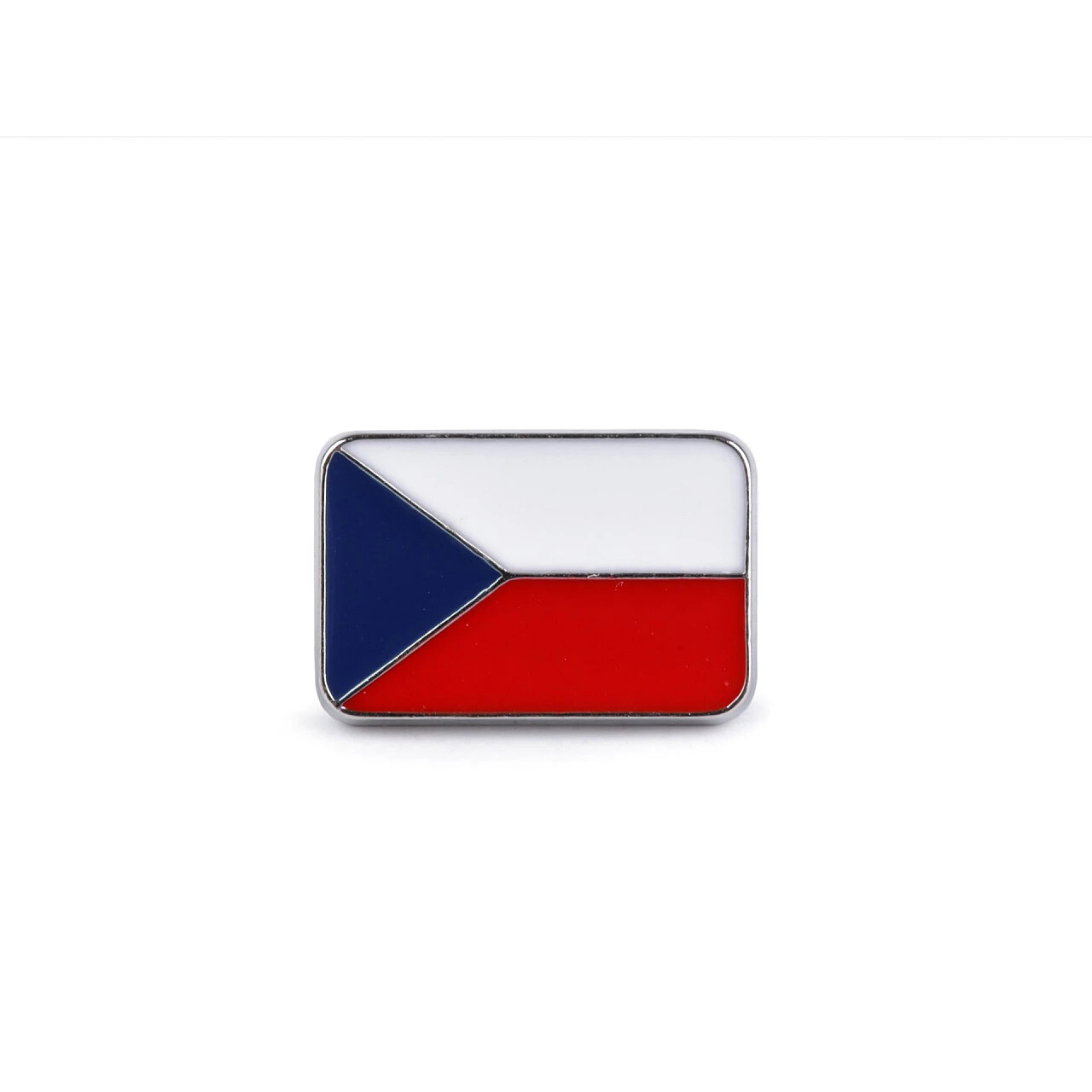 Odznak (brož) s vlajkou Česká republika - barevný