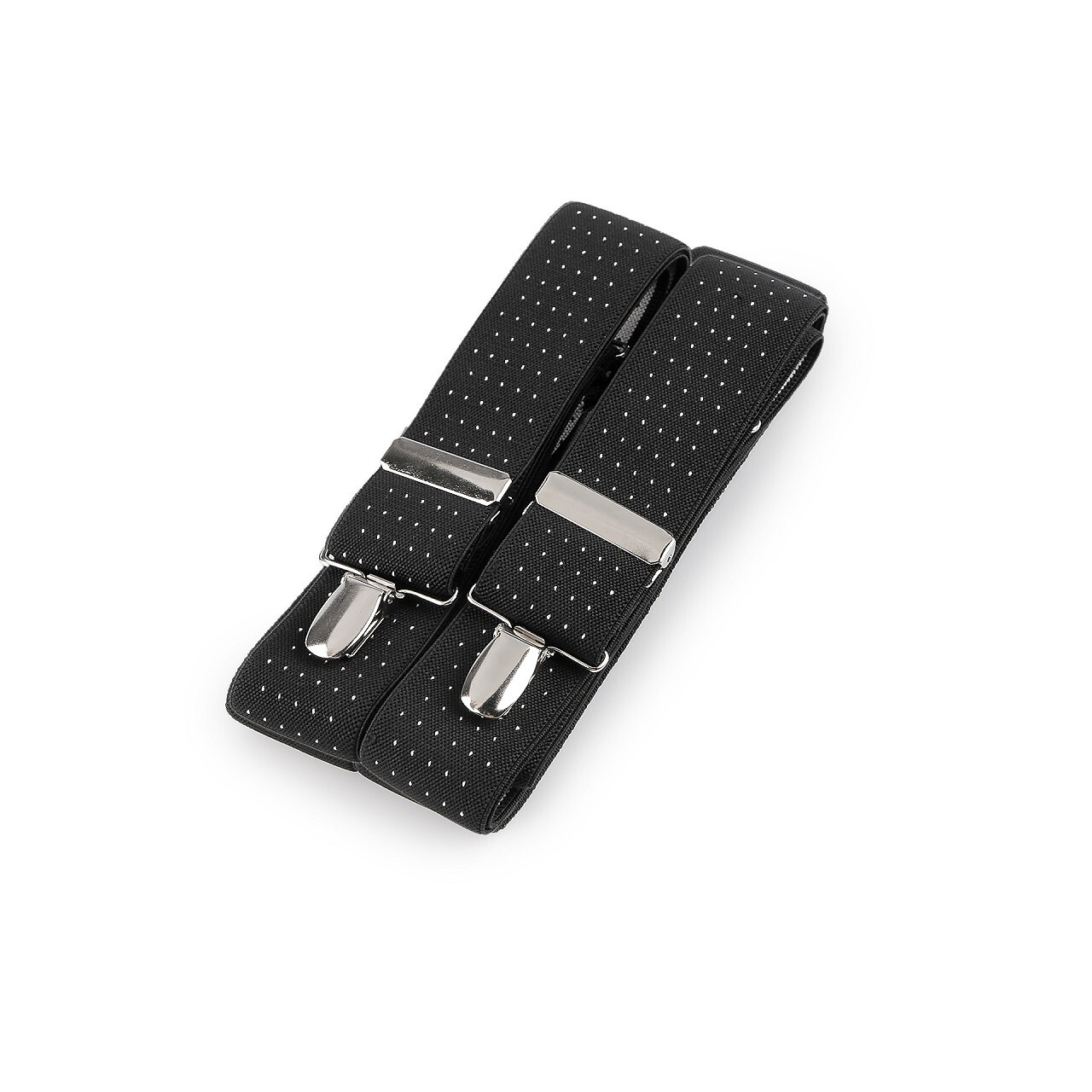 Šle na sponu šíře 3,5 cm - černé-bílé