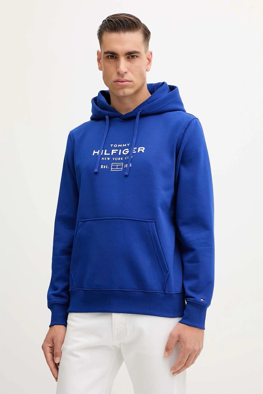 Tommy Hilfiger pánská modrá mikina MW0MW40864D03 S