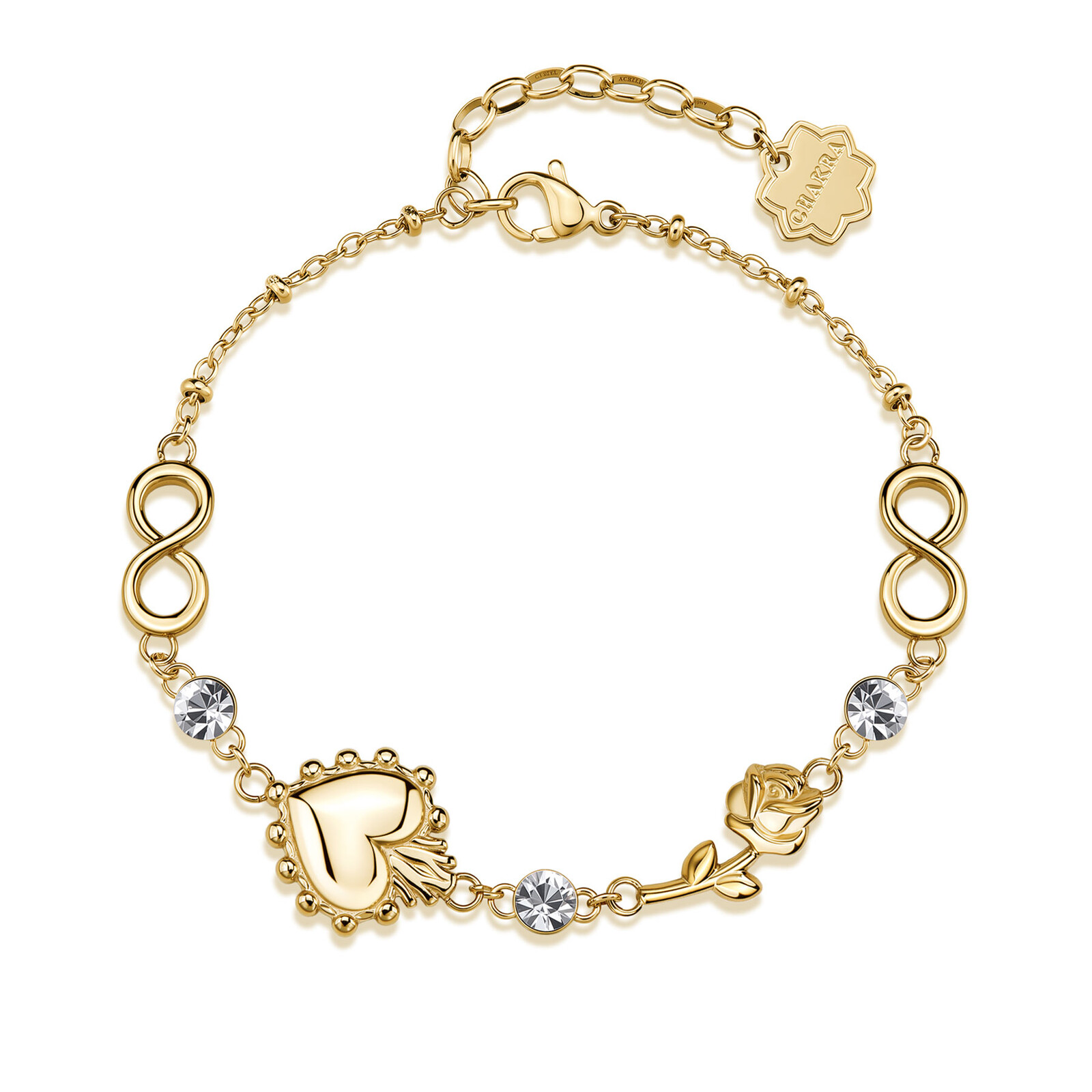 Brosway Půvabný pozlacený náramek pro ženy Chakra BHKB282