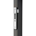 LOCINOX UNILEC-Z-E – elektrický otvírač bez dorazu pro zadlabací zámky LOCINOX, pro profil od 60 mm, pro křídlové branky