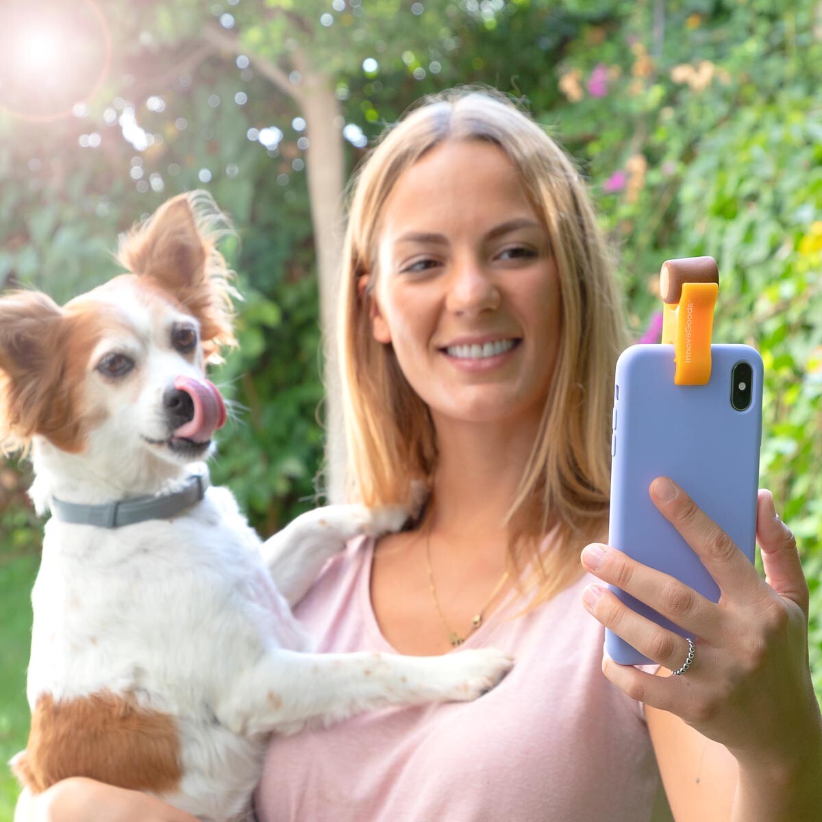 InnovaGoods Selfie klip pro domácí mazlíčky Pefie