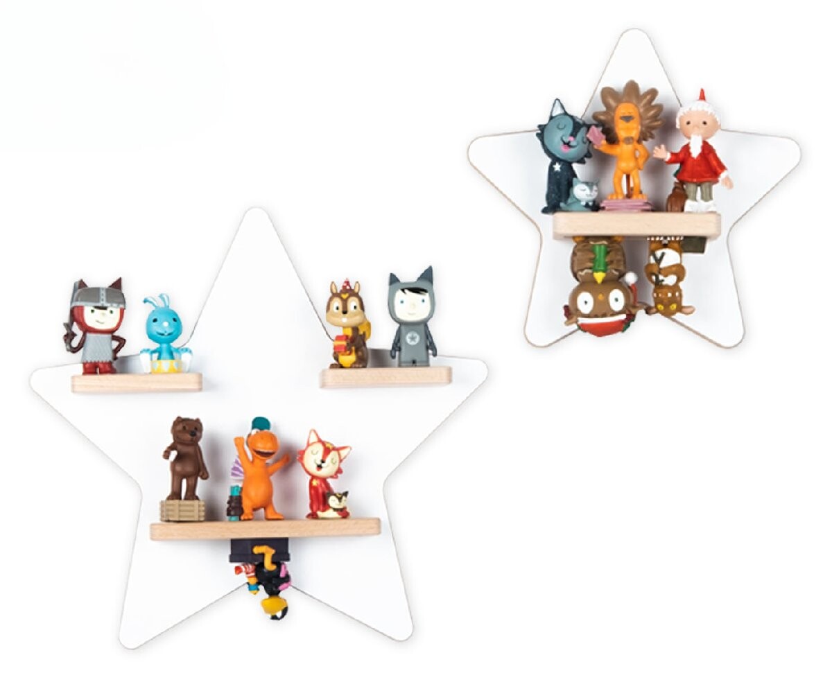 VCM Police Boarti Tonie - sada hvězd, bílá