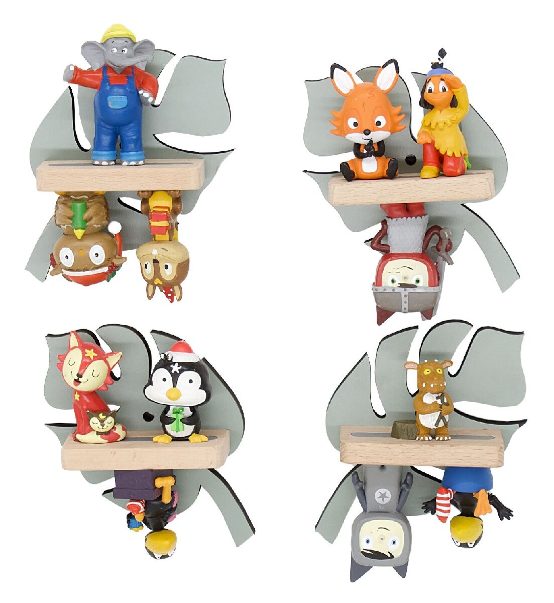 VCM Police Boarti Tonie - sada listů, šedá