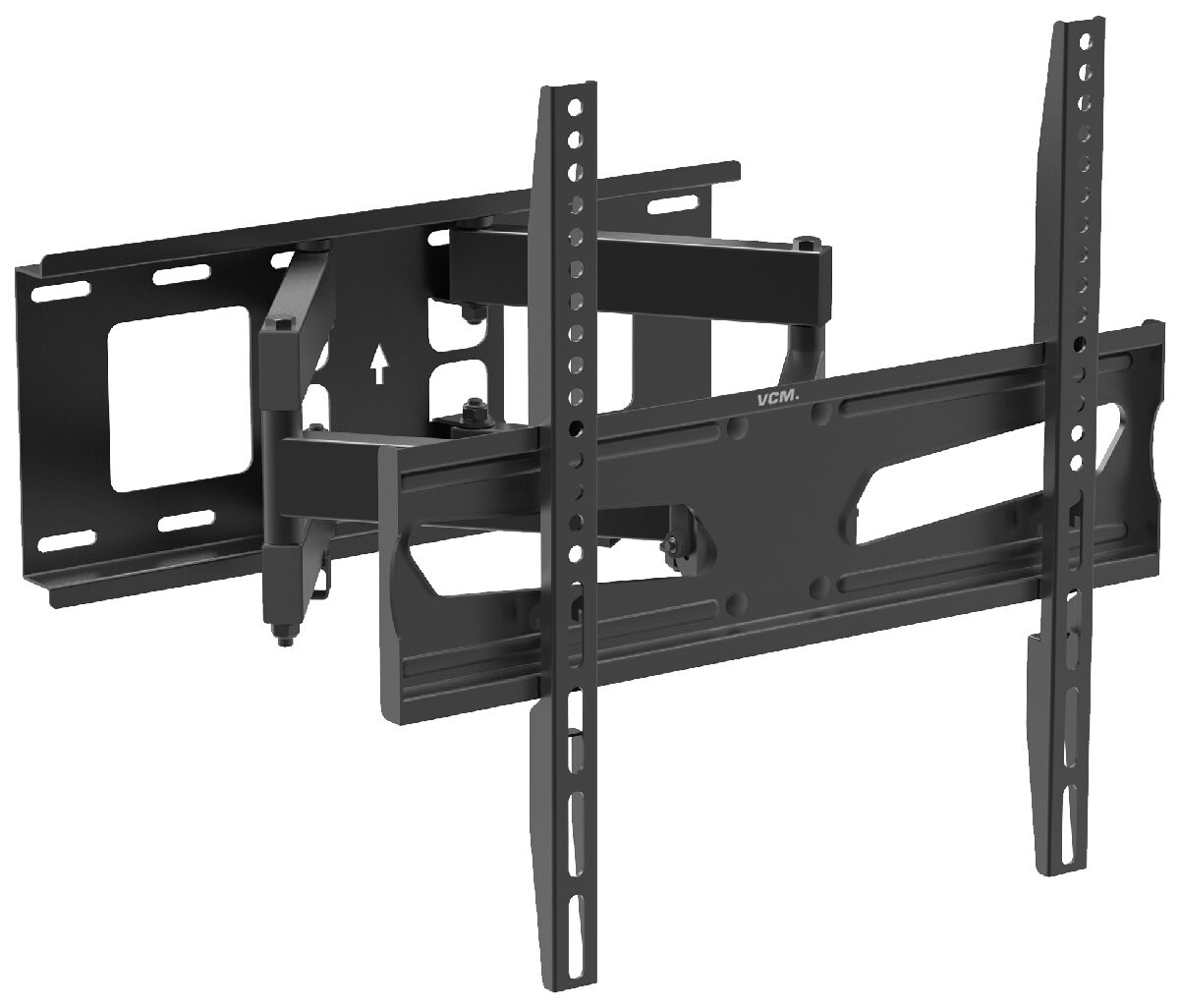 VCM Nástěnný držák TV displeje VCM, otočný a naklápěcí „B-NS400“, černý