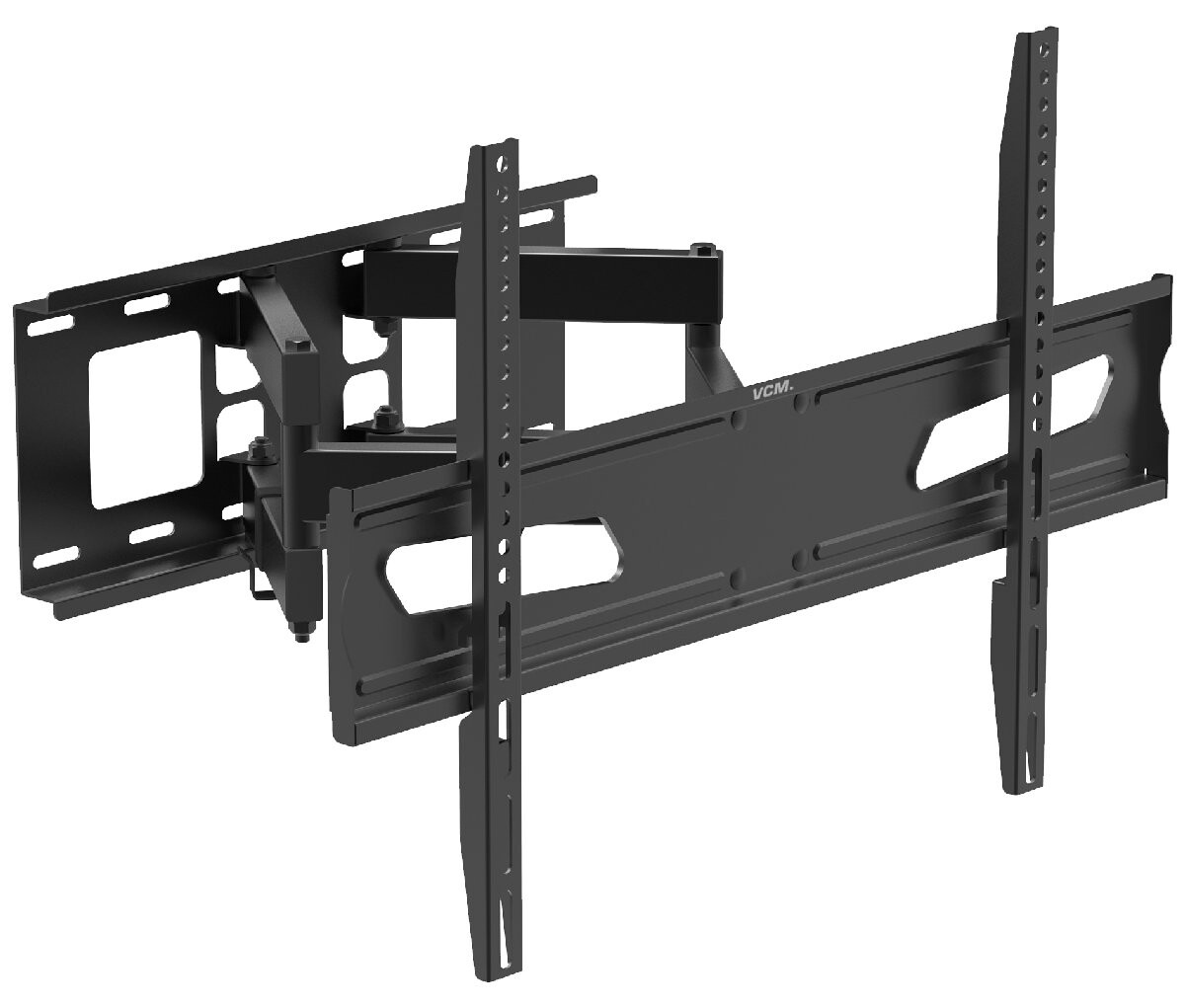 VCM Nástěnný držák TV displeje VCM, otočný a naklápěcí „B-NS600“, černý