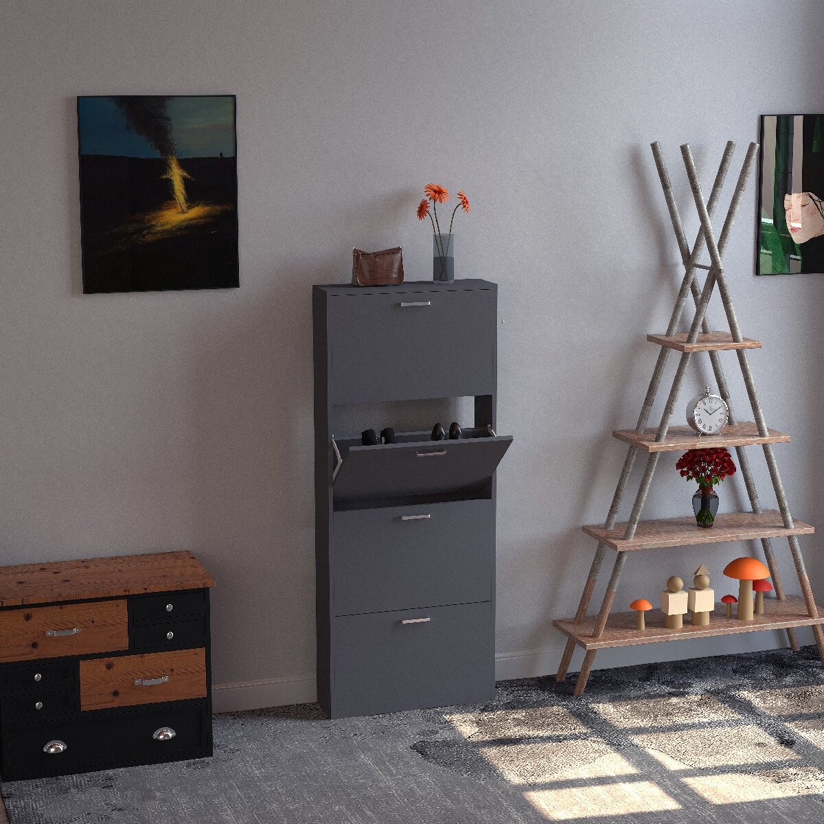 Botník VCM „Sulos L“, antracit