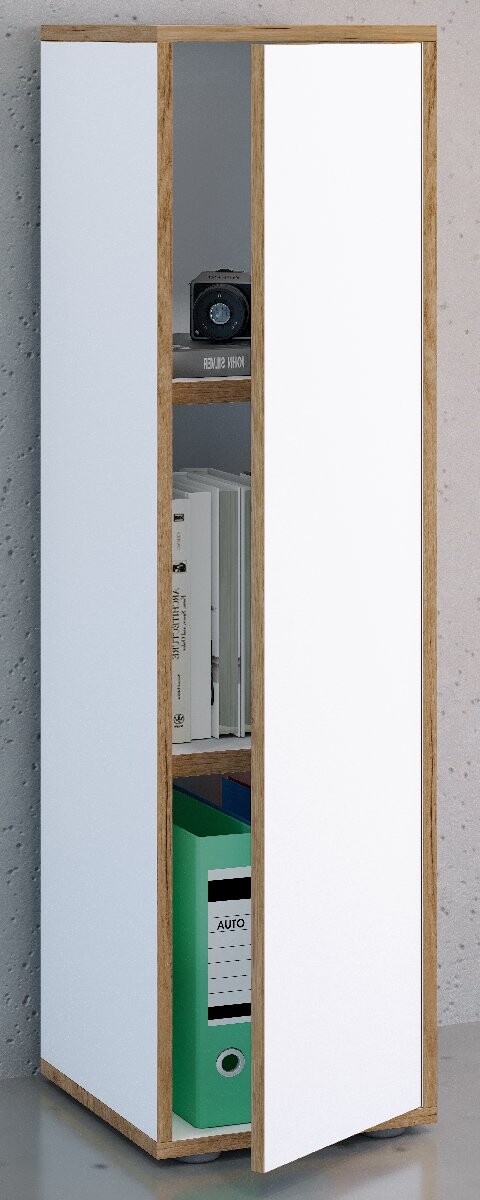 VCM 3dílná kancelářská skříň „Salia“ B30, bílá