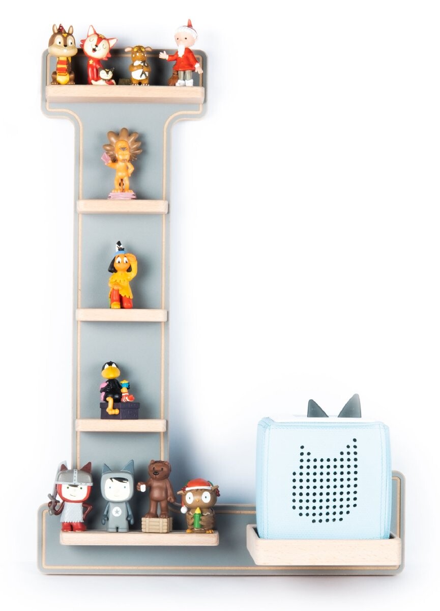 VCM Police Boarti Tonie - písmeno L, šedá