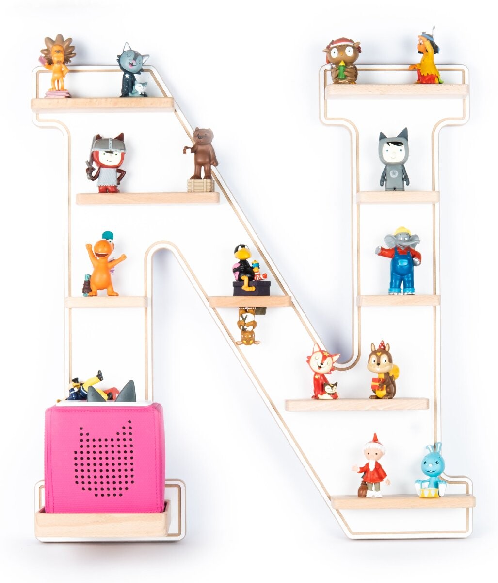 VCM Police Boarti Tonie - písmeno N, bílá