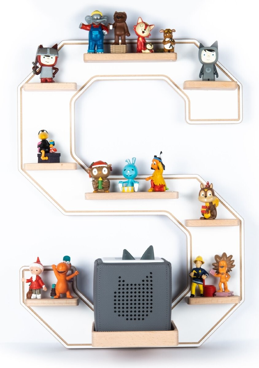 VCM Polička Boarti Tonie - písmeno S, bílá