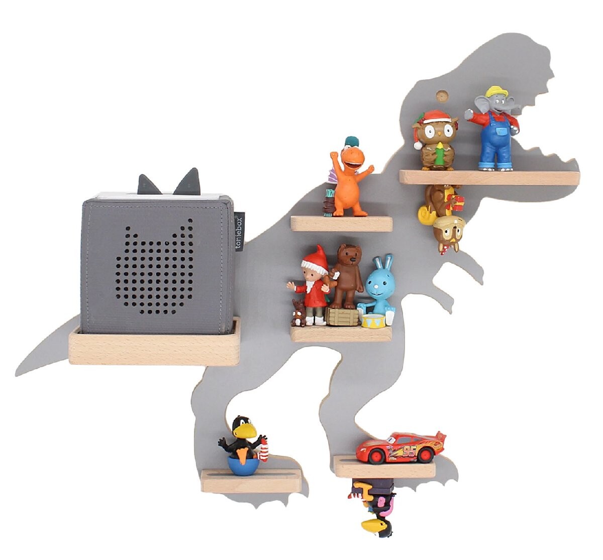 VCM Police Boarti Tonie - Dinosaurus, šedá