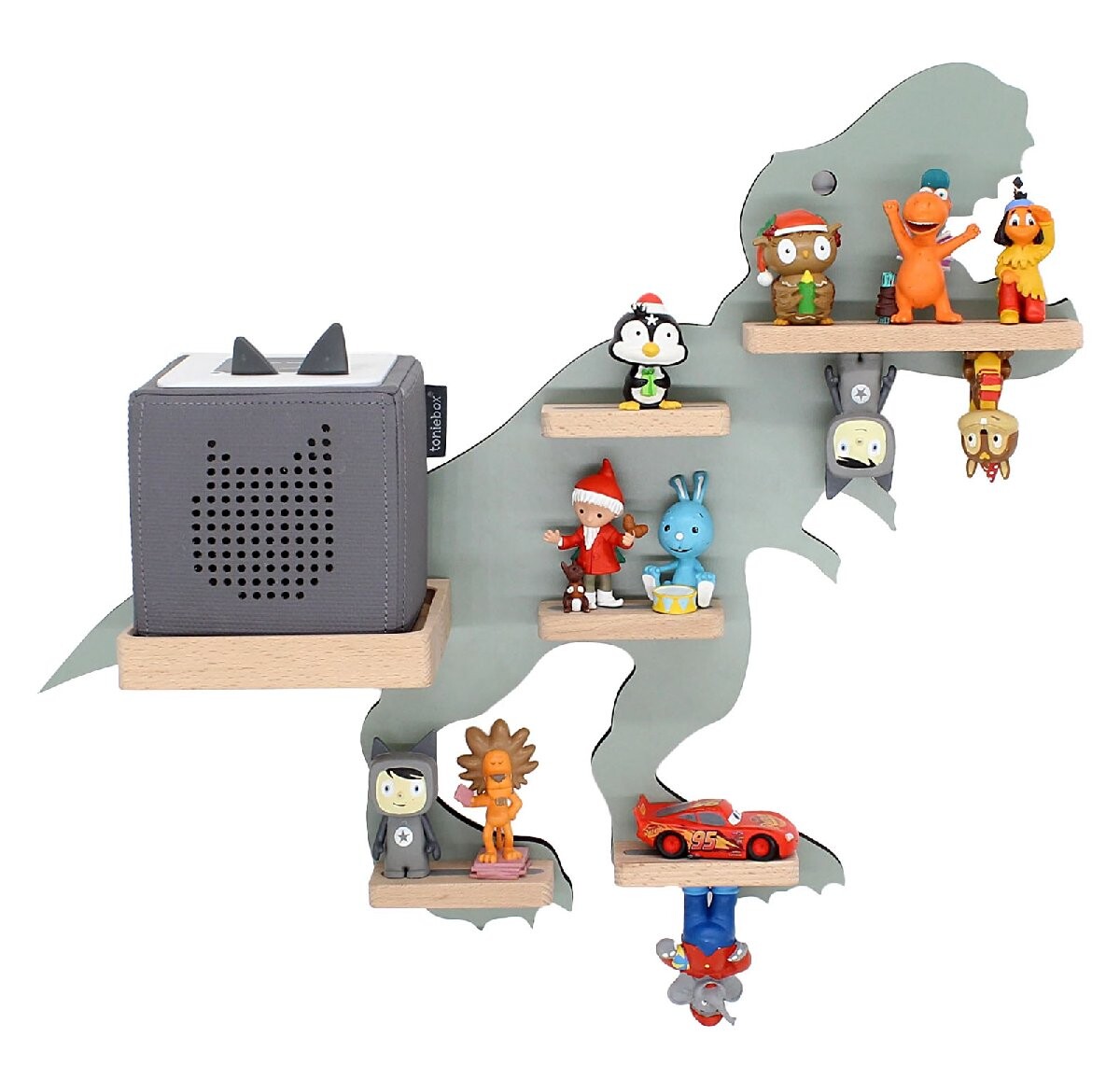 VCM Police Boarti Tonie - Dinosaurus, Zelená