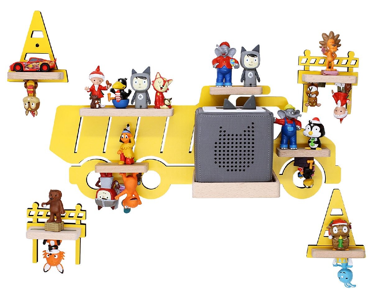 VCM Police Boarti Tonie - sada na staveniště, žlutá