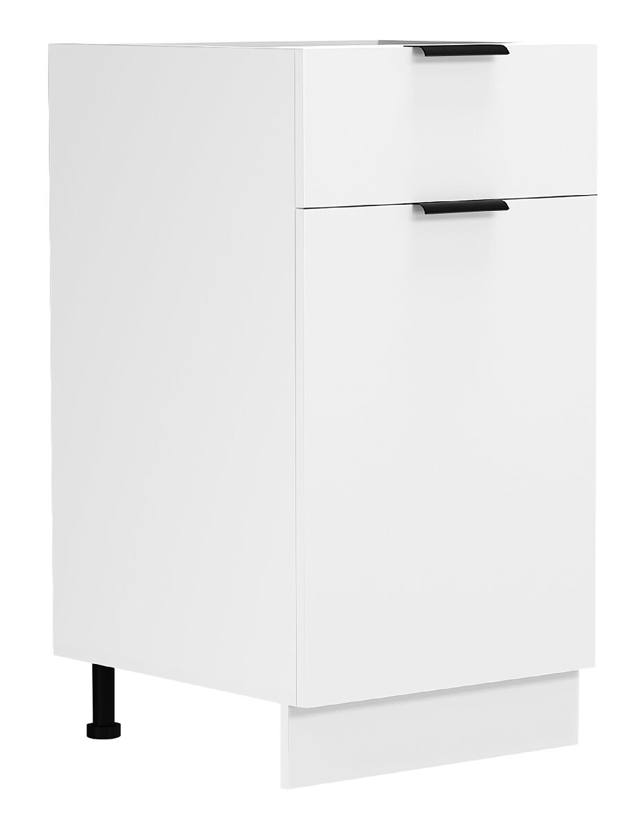 VCM Spodní skříňka se zásuvkou 40 cm „Fasola“, bílá