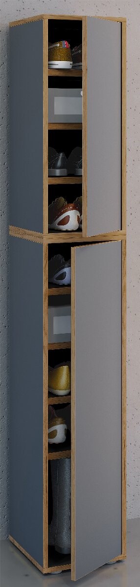 VCM Botník „Salia“ B30 XXL 9dílná, antracitová