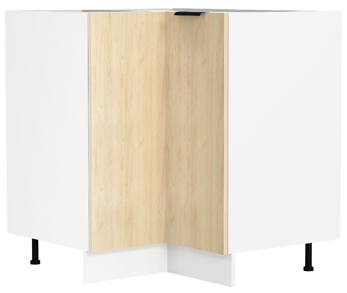 VCM Rohová spodní skříňka „Fasola“, dub medový