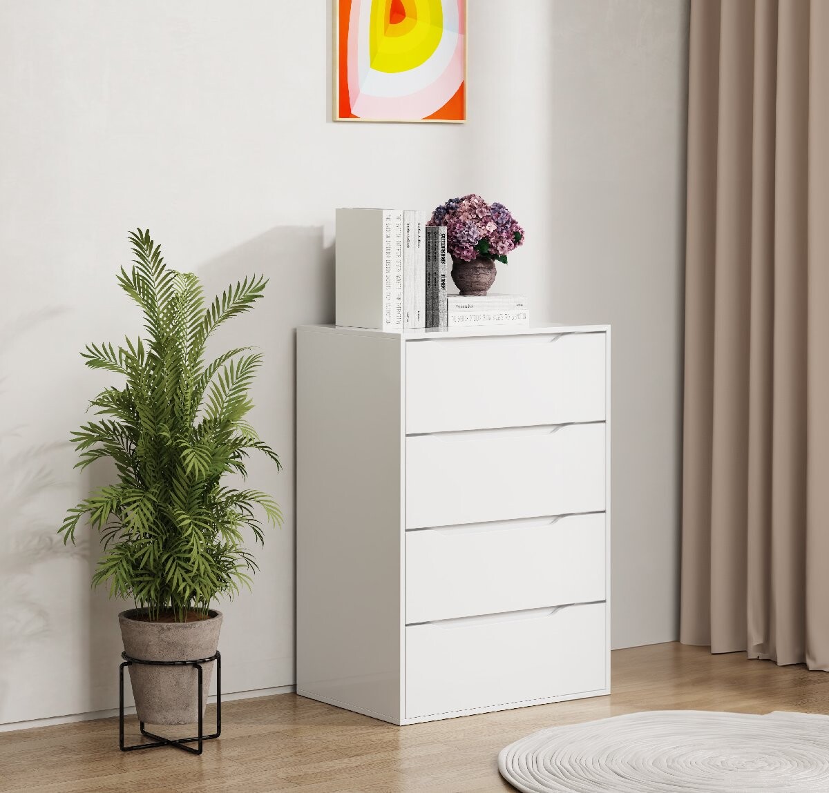 VCM Komoda „Malira XL“, bílá