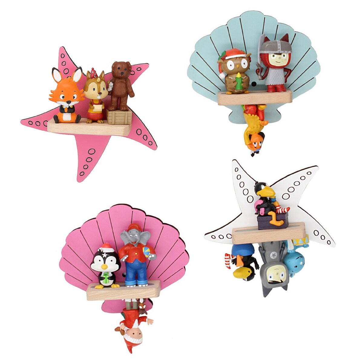 VCM Police Boarti Tonie - sada mušlí, vícebarevná