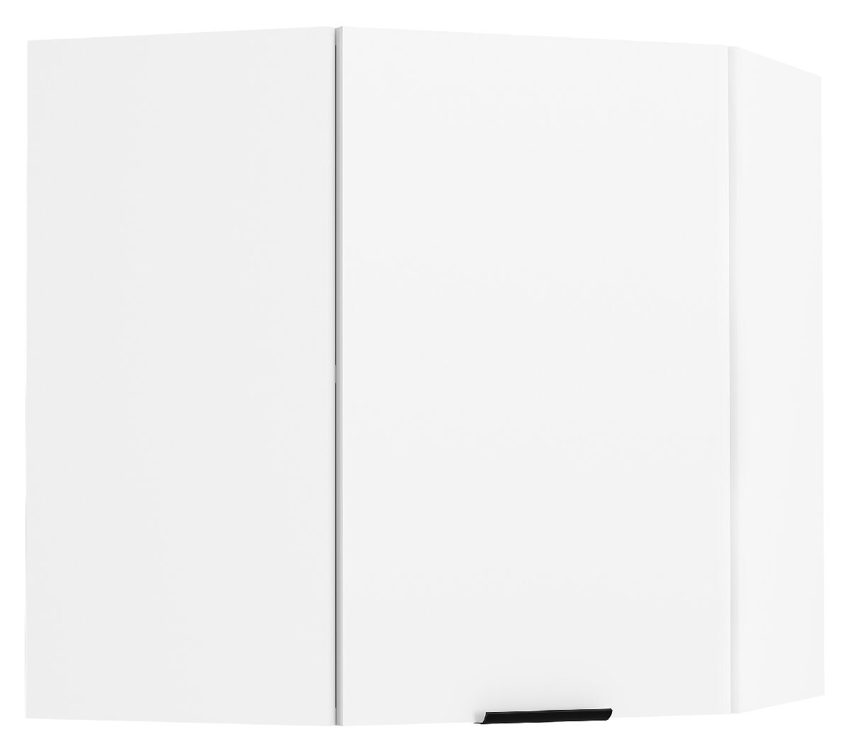VCM Rohová nástěnná skříňka „Fasola“, bílá